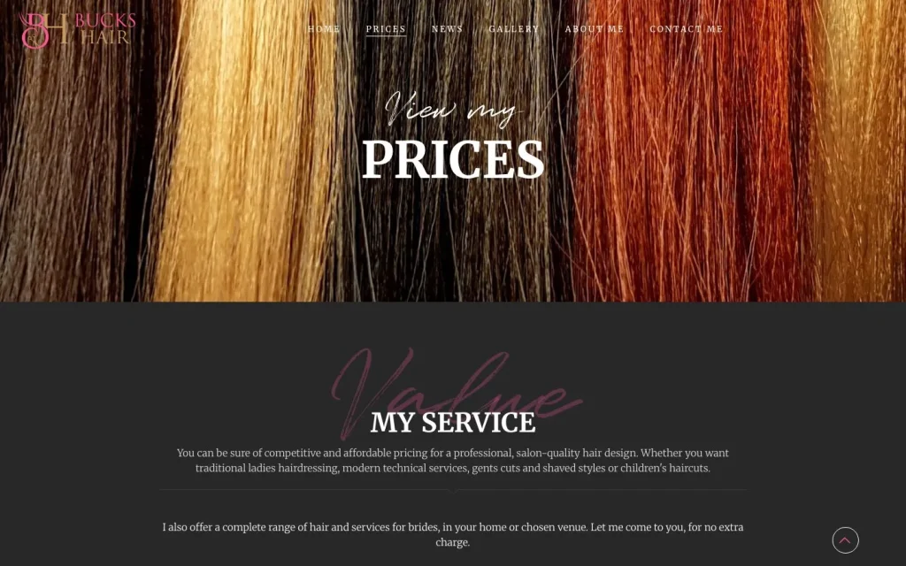 Bucks Hair, inner page