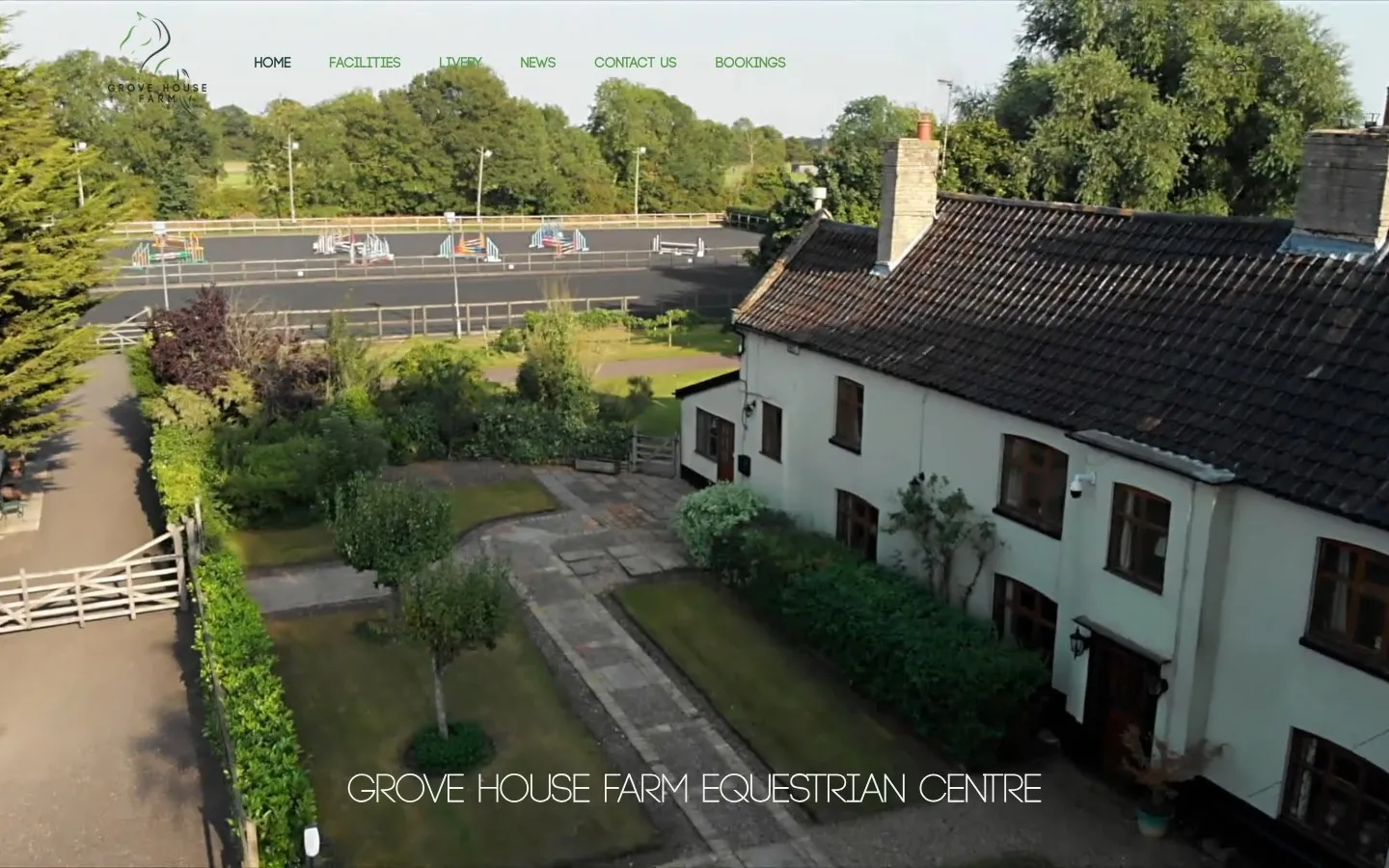Grove House Farm Equestrian home page