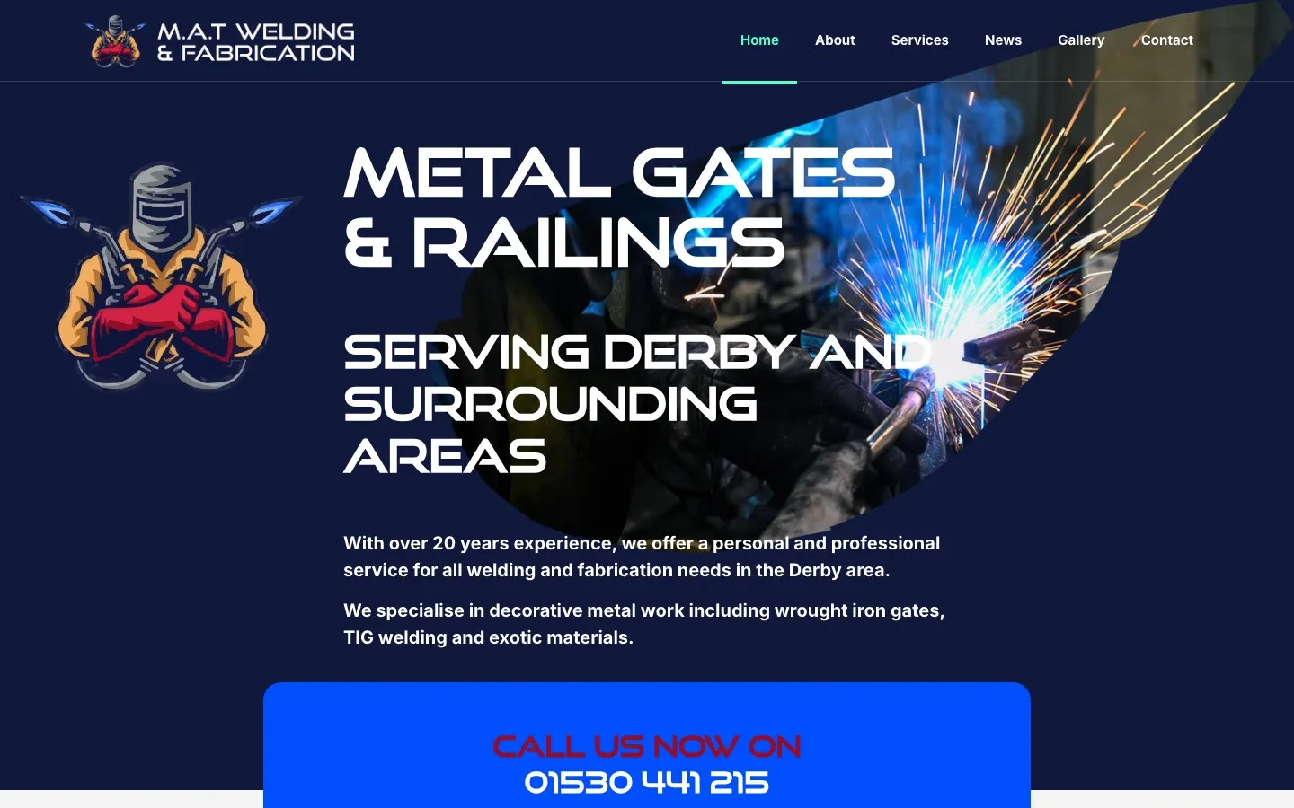M.A.T Welding and Fabrication home page