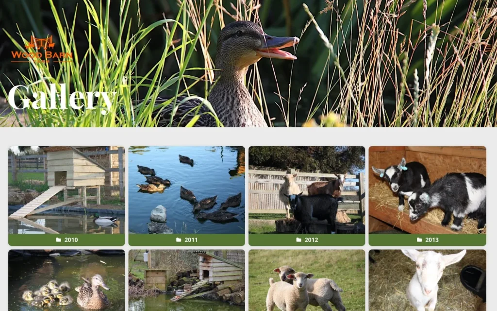 Wood Barn Farm Webcams, inner page